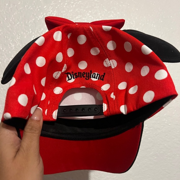 Disney Red Polka Dot Minnie Mouse Ears Hat - Picture 3 of 4
